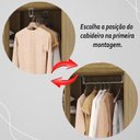 Ver imagem 7 de Guarda Roupa Solteiro 4 Portas 2 Gavetas Exemplar Plus - Nature