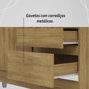 Ver imagem 6 de Guarda Roupa Solteiro 4 Portas 2 Gavetas Exemplar Plus - Nature