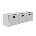Ver imagem 1 de Rack com Baús de Brinquedos Infantil Menina Mariana 100% Mdf Woodcore