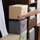 Ver imagem 3 de Caixa Organizadora Tecido Dobravel e Empilhavel Extra Grande