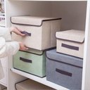 Ver mais imagens de Caixa Organizadora Tecido Dobravel e Empilhavel Extra Grande