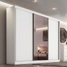 Guarda Roupa Spazzio 3 Portas 6 Gavetas com um Espelho Peliculado Novo Horizonte - 3