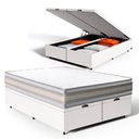 Ver imagem 4 de Cama Box Baú com Colchão de Espuma D33 Double Face Territory Hellen Queen 158cm