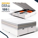 Ver imagem 5 de Cama Box Baú com Colchão de Espuma D33 Double Face Territory Hellen Queen 158cm