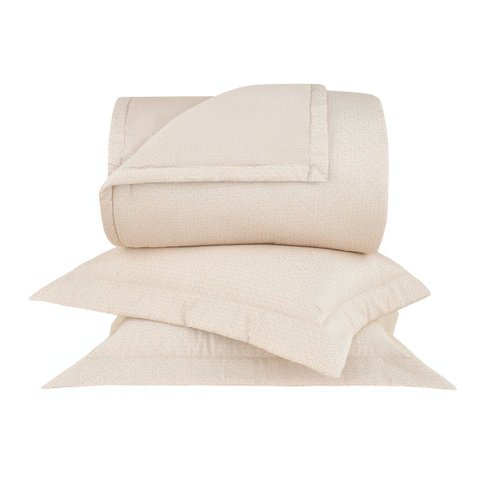 Kit Colcha Queen Size Bud Vision Kyoto 3 Peças 270 Fios Cetim 100% Algodão Buddemeyer