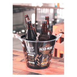 Balde Beer Duplo para 4 Garrafas (preto) - 2