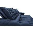 Ver imagem 4 de Sofá Retrátil e Reclinável 2,35m Molas Ensacadas Cama inBox Big Space com Bordado 3D Velusoft