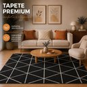 Ver imagem 2 de Tapete Sala Atlas Art 22 Preto 1.50x2.00 Antiderrapante