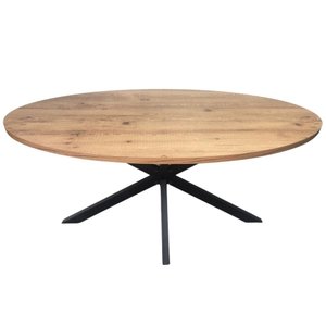Mesa Estilo Industrial - Modelo Oval - 190x100cm