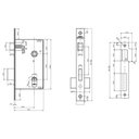 Ver imagem 3 de Fechadura Externa Columbia 55mm Espelho Antique 1063553/55-z Zbt Arouca