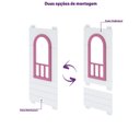 Ver imagem 2 de Janela com Grade de Proteção New Garden Casatema MadeiraOriginals Branco/Rosa