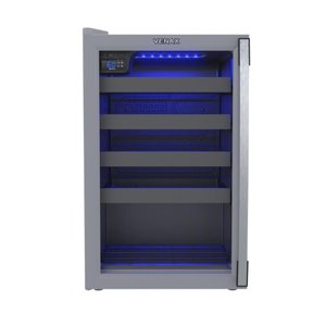 Adega Venax Piubella Cave 100l Porta Invertida Cinza 127v 19924