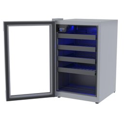 Adega Venax Piubella Cave 100l Porta Invertida Cinza 127v 19924 - 3