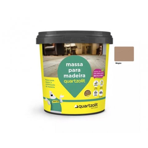 Massa P/ Madeira Quartzolit Mogno 0,4kg
