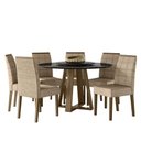 Ver imagem 4 de Tampo Giratório para Mesa Redonda 65cm Naomi Edecasamoveis Cor Preto