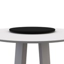 Ver imagem 1 de Tampo Giratório para Mesa Redonda 65cm Naomi Edecasamoveis Cor Preto