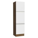 Ver imagem 1 de Paneleiro Armário de Cozinha 60 cm 3 Portas Rustic/Branco Glamy Madesa
