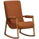 Ver imagem 1 de Poltrona de Amamentação com Balanço Sona D02 Bouclê Terracota B-125 - Lyam Decor