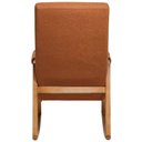 Ver mais imagens de Poltrona de Amamentação com Balanço Sona D02 Bouclê Terracota B-125 - Lyam Decor