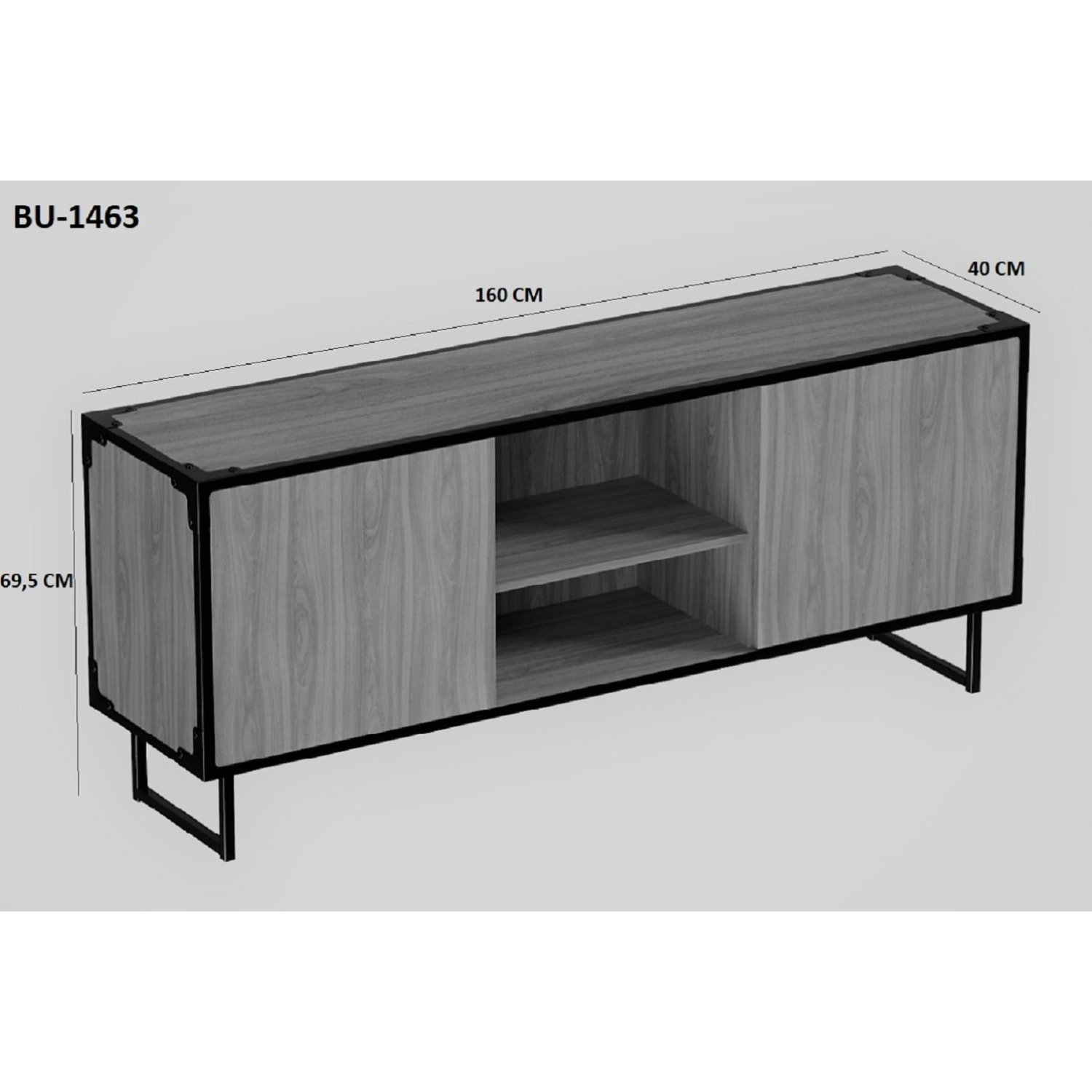 Buffet 2 Portas BU-1463  - 3