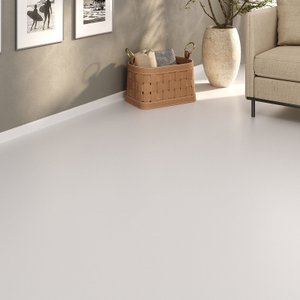 Piso Vinílico em Manta Pvc 0,7mm Antiderrapante Liso Fosco 46m² Branco