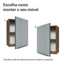 Ver imagem 4 de Armário Aéreo 50cm 1 Porta Rustic/cinza Lux Madesa