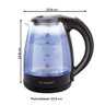 Chaleira Elétrica de Vidro 1,8 Litros 220v Vidro - Be Smart - 3