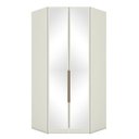 Ver imagem 1 de Armário de Canto Closet 2 Portas com Espelhos New Predileto Areia - Henn
