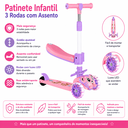 Ver imagem 4 de Patinete Brinquedo Infantil 3 Rodas com Assento Tigre