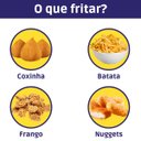 Ver imagem 4 de Fritadeira Elétrica Industrial Inox Cuba 5 Litros com Cesto:127v