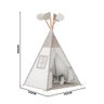 Cabana Para Criança Com Led Aart Branco Shop JM - 4
