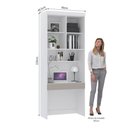 Ver imagem 3 de Bancada de Estudos Modulada 90cm 1 Porta Alpes Luciane Móveis