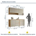 Ver imagem 3 de Cozinha 4 Peças 7 Portas 100% MDF Mista