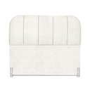 Ver imagem 3 de Cabeceira Cama Box Casal 140 Cm Estofada Revestida em Bouclé Elegante