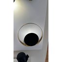 Ver imagem 3 de Arandela Moderna Interna Para 1 Lâmpada Dourada e Preto Iron 26cm Mais Luz