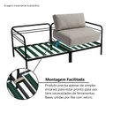 Ver imagem 6 de Sofá Living Modular Industrial 2 Lugares Basileia 240cm Yescasa Veludo Tx Bege Castor