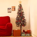 Ver imagem 6 de Árvore Pinheiro de Natal Luxo Verde Nevada 1,80m 320 Galhos