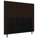 Ver imagem 1 de Cabeceira Cama Box Casal Queen 160cm Corano Marrom