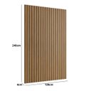 Ver imagem 6 de Painel Ripado Smart 120x240cm F971 Louro