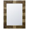 Espelho Decorativo Rústico com Madeira de Demolição 68cm x 118cm Decore Pronto - 1