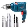 Furadeira de Impacto Elétrica Bosch GSB-550 RE 550w 127v 3.100 rpm Para Concreto Com 14 Acessó - 1
