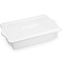 Ver imagem 1 de Kit 10 Caixas Plástica Restaurante Geladeira Legumes Verduras 4,2l Tampa Ventilável Organizadora
