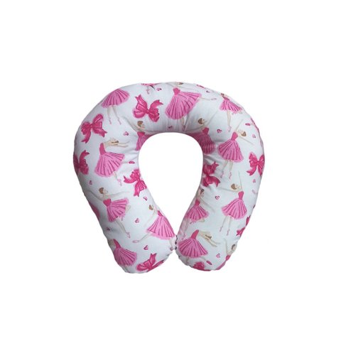 Almofada Para Carro Apoio De Cabeça E Pescoço Bebe Happy Line Almofada de Pescoço Infantil bailarina