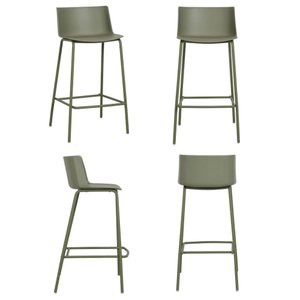 Kit 4 Banquetas Ipanema Alta 96cm Várias Cores - Fratini