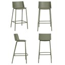 Ver imagem 1 de Kit 4 Banquetas Ipanema Alta 96cm Várias Cores - Fratini