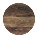 Ver imagem 1 de Sousplat Galles Flat Wood Dark 33 cm Copa&Cia Copa & Cia
