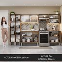 Ver imagem 6 de Armário de Cozinha Completa 293cm com Pia Rustic Emilly Madesa 07