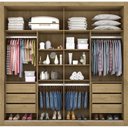 Ver imagem 3 de Guarda Roupa Casal 2 Portas 6 Gavetas Versalhes Made Marcs