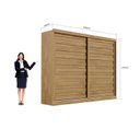 Ver imagem 4 de Guarda Roupa Casal 2 Portas 6 Gavetas Versalhes Made Marcs