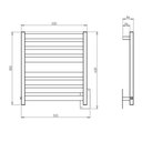 Ver imagem 5 de Toalheiro Térmico Elétrico Cromado Lux Inox Fio Oculto Bivol